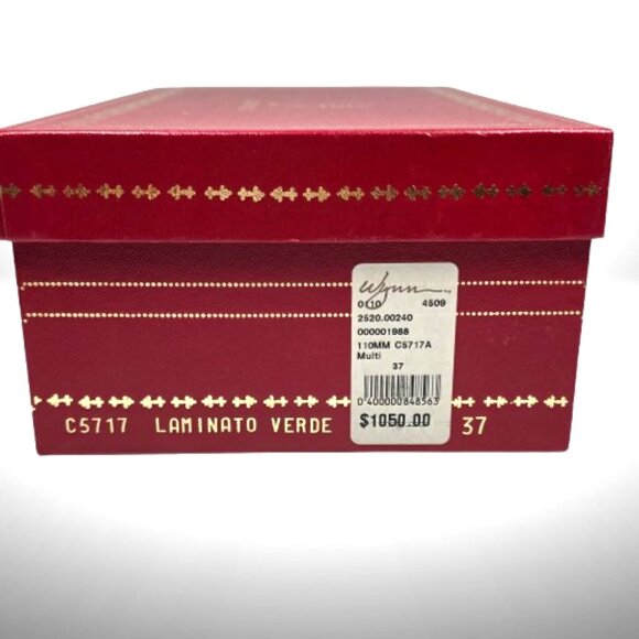 Rene Caovilla Laminato Verde Crystal Sandals – Size 37 - Picture 11 of 12